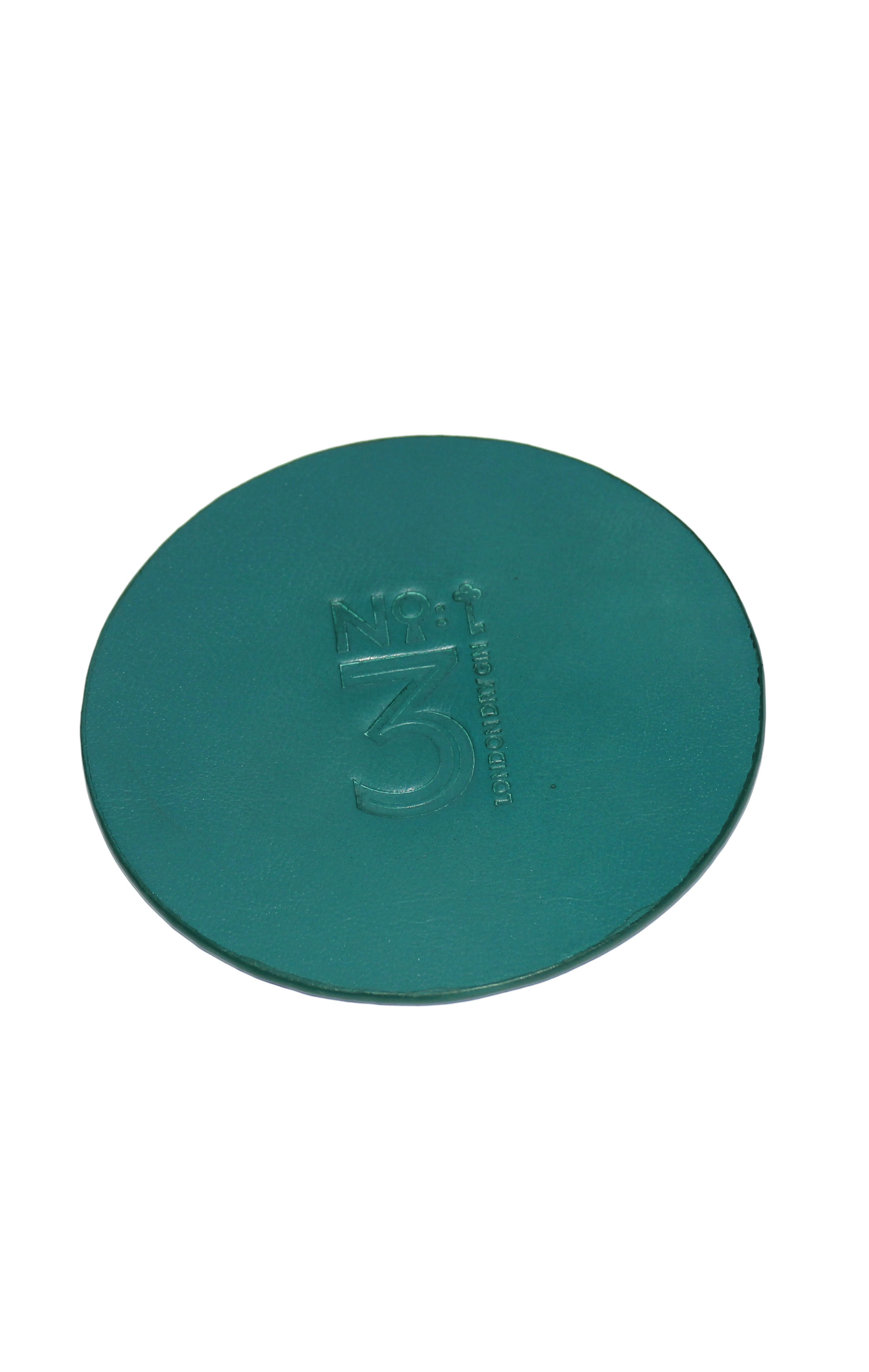 No.3 Gin leather coaster